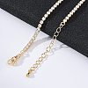 Brass Tennis Necklaces NJEW-I104-13A-2