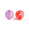 Two Tone Transparent Resin Beads RESI-N042-12mm-12-2