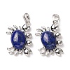 Natural Lapis Lazuli Pendants X-G-D469-01P-15-2