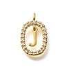 Brass Micro Pave Cubic Zirconia Pendants ZIRC-P123-01G-J01-1