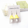 Alloy & Resin Mushroom Dangle Earrings FS-WGBD217-06-1