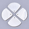 Natural Freshwater Shell Pendants LS-SHEL-R047-19-1
