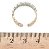 304 Stainless Steel Cuff Open Rings RJEW-Z121-02GP-07-5