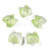Transparent Spray Painted Glass Beads GLAA-N035-034-C03-2