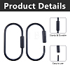 3Pcs Brass Locking Carabiner KEYC-DC00065-4