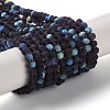 Transparent Glass Beads Strands X-EGLA-A044-T8mm-MB15-1