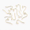 Brass Earring Hooks X-KK-F763-03G-2