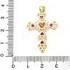 Brass Micro Pave Cubic Zirconia Pendants KK-H279-09G-05-3
