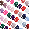 ABS Plastic Pure Color Press On False Nails MRMJ-WH20004-32A-7