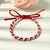 Adjustable Polyester Cord Braided Friendship Bracelets FB-CBA27E8-02D-1
