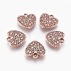 Alloy Heart Pendants PALLOY-E415-06R-NF-1