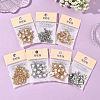 SHEGRACE Brass Spring Gate Rings XGRQ58943-764P-5