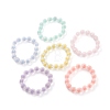 Transparent Acrylic Beads Stretch Bracelet Set for Kids BJEW-JB06502-1