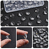 80Pcs Octagon Sew on Glass Rhinestone GLAA-SP0001-82B-02-5