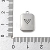 Brass Micro Pave Cubic Zirconia Pendants KK-D283-30P-01-3