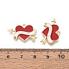 Alloy Enamel Pendants ENAM-T024-25A-G-3