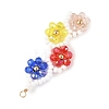 Baking Paint Glass Seed Beaded Big Pendants PALLOY-MZ01391-2