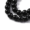 Natural Shungite Beads Strands G-M353-A04-12mm-4
