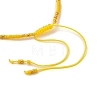 Yellow Opal Braided Bead Bracelet FR2657-1-3