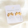 304 Stainless Steel Stud Earrings for Women EJEW-K306-04G-2