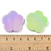 UV Plating Iridescent Acrylic Beads OACR-G039-16-3