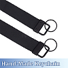 40Pcs 4 Colors Iron Ribbon Ends FIND-CN0002-57-3