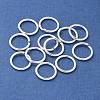 Brass Open Jump Rings KK-M165-7mm-01S-RS-1