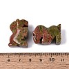 Natural Unakite Horse Figurine DJEW-N005-01H-3