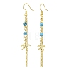 Brass Dangle Earrings EJEW-JE07036-2