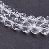 Transparent Glass Beads Strands EGLA-F120-NA01-3