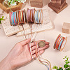 5 Rolls 5 Colors Segment Dyed Macrame Cotton Cord OCOR-TA0004-05B-6