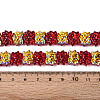 Baking Paint Electroplate Transparent Glass Beads Strands EGLA-N020-04A-4