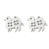 201 Stainless Steel Pendants STAS-F337-04P-1