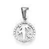 303 Stainless Steel Pendants STAS-Q110-12P-1