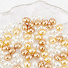 ARRICRAFT 180Pcs 5 Style Glass Imitation Pearl Beads GLAA-AR0001-64-3