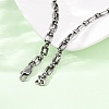 Unisex 304 Stainless Steel Necklaces NJEW-C115-07AS-3