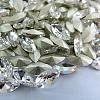 Glass Pointed Back Rhinestone Cabochons RGLA-A011-4x8mm-M-2