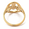 Ion Plating(IP) 304 Stainless Steel Hollow Spider Adjustable Ring for Women RJEW-M149-07G-2