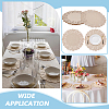100Pcs Paper Wedding Party Table Mat AJEW-WH0696-674-5