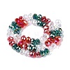 Electroplate Transparent Glass Beads Strands EGLA-N022-16A-A03-2