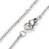 304 Stainless Steel Pendant Necklaces NJEW-Z004-01P-4