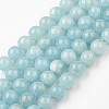 Natural Aquamarine Bead Strands G-J376-23-10mm-1