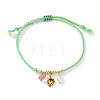 Bohemian 304 Stainless Steel Strawberry Charm Bracelets SN9746-3-1
