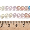 Electroplate Glass Beads Strands EGLA-D300-06-6mm-07-3