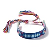 Polyester-cotton Braided Rhombus Pattern Cord Bracelet FIND-PW0013-001A-23-2