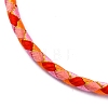 Polyester Cord Braided Bracelet Makings MAK-Z003-01P-33-2