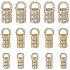 30Pcs 3 Styles Brass Cord Ends KK-BBC0026-08G-7