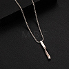 Alloy Pendant 316 Surgical Stainless Steel Chain Necklaces for Men FS-WG50373-02-1