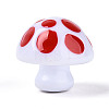 2Pcs Opaque Acrylic Enamel Beads MACR-N018-15A-1