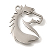 201 Stainless Steel Pendants X-STAS-R136-19P-1